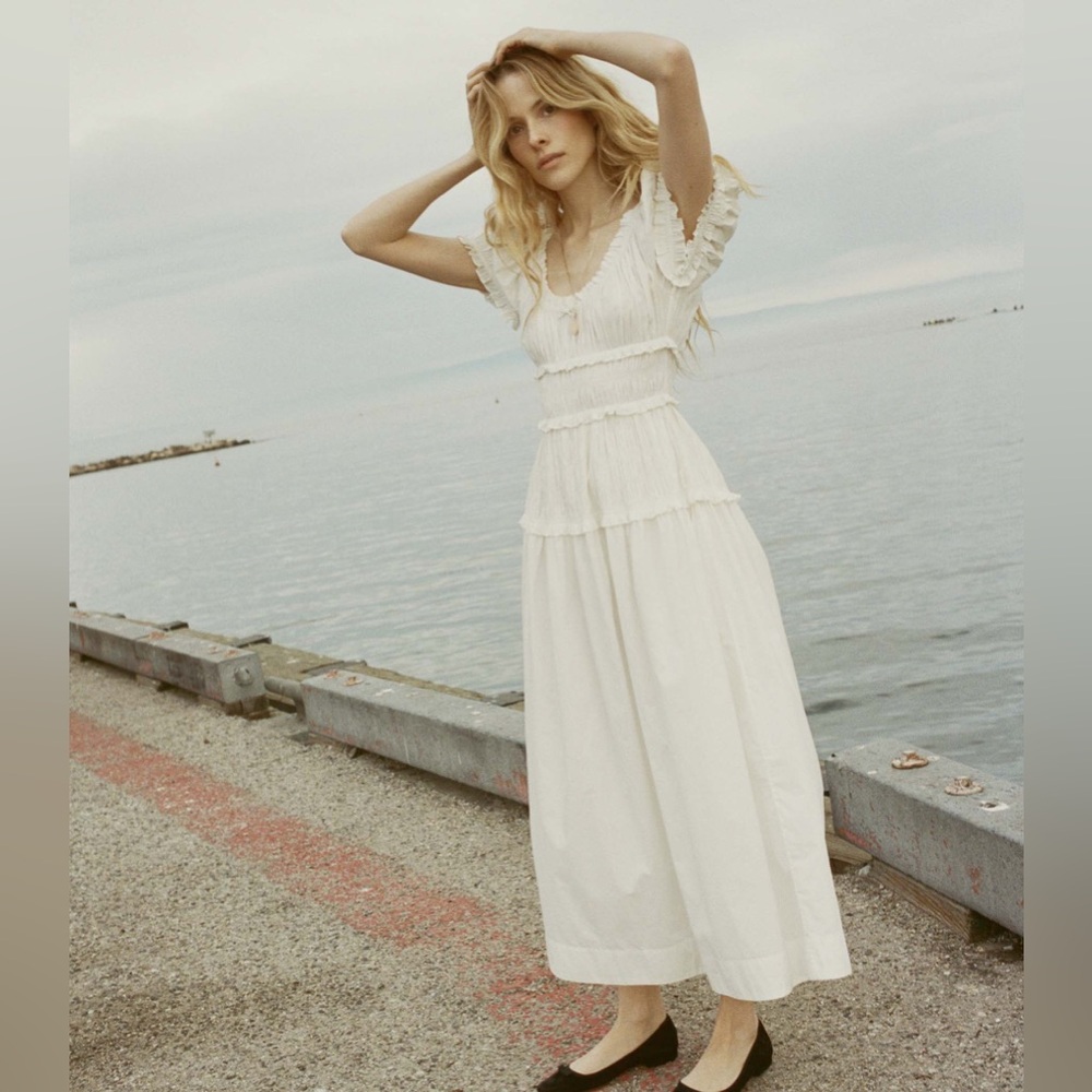 🛑SOLD🛑 Doen Leanne Dress in Salt - Picture 2 of 15